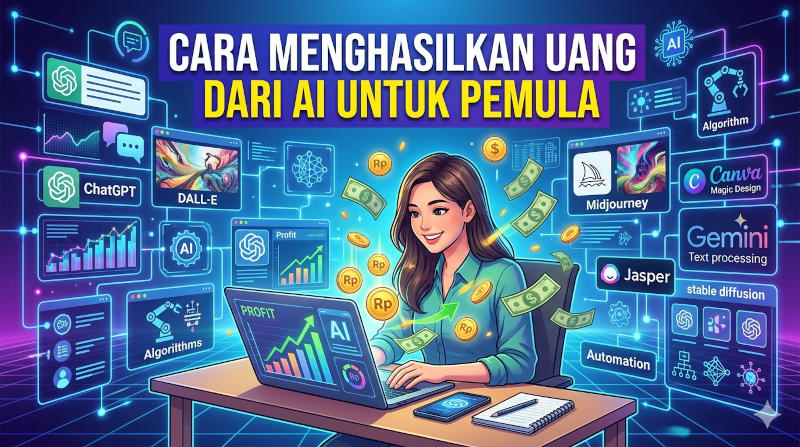 cara menghasilkan uang dari AI